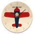 Wooden retro wall clock